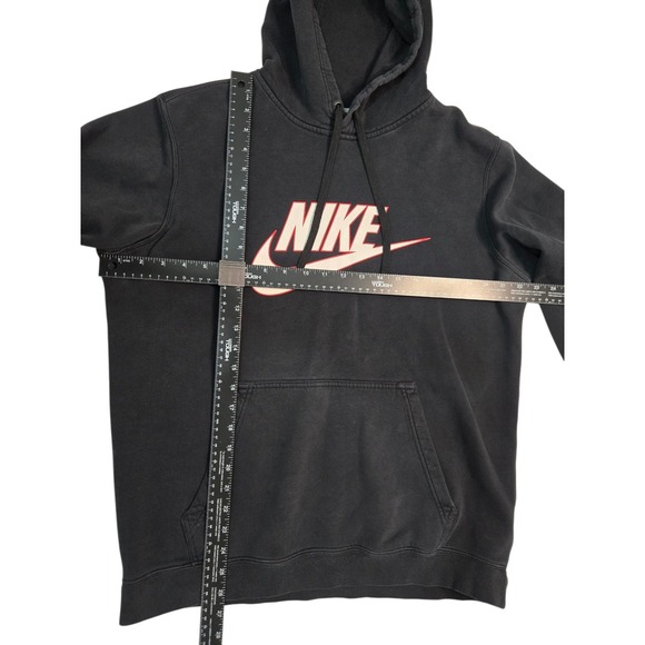 Nike Spellout Pullover Hoodie - Men's Large - Black/Red - Picture 3 of 5